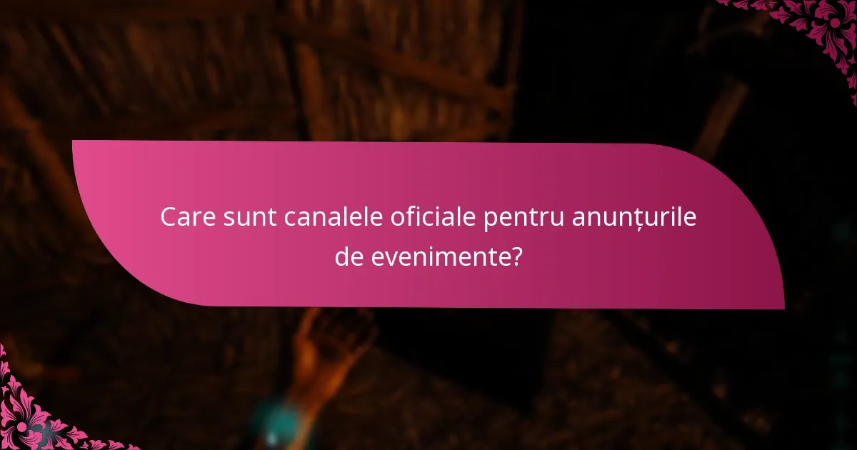 Cum pot să îmi configurez setările de notificare pentru anunțurile de evenimente?