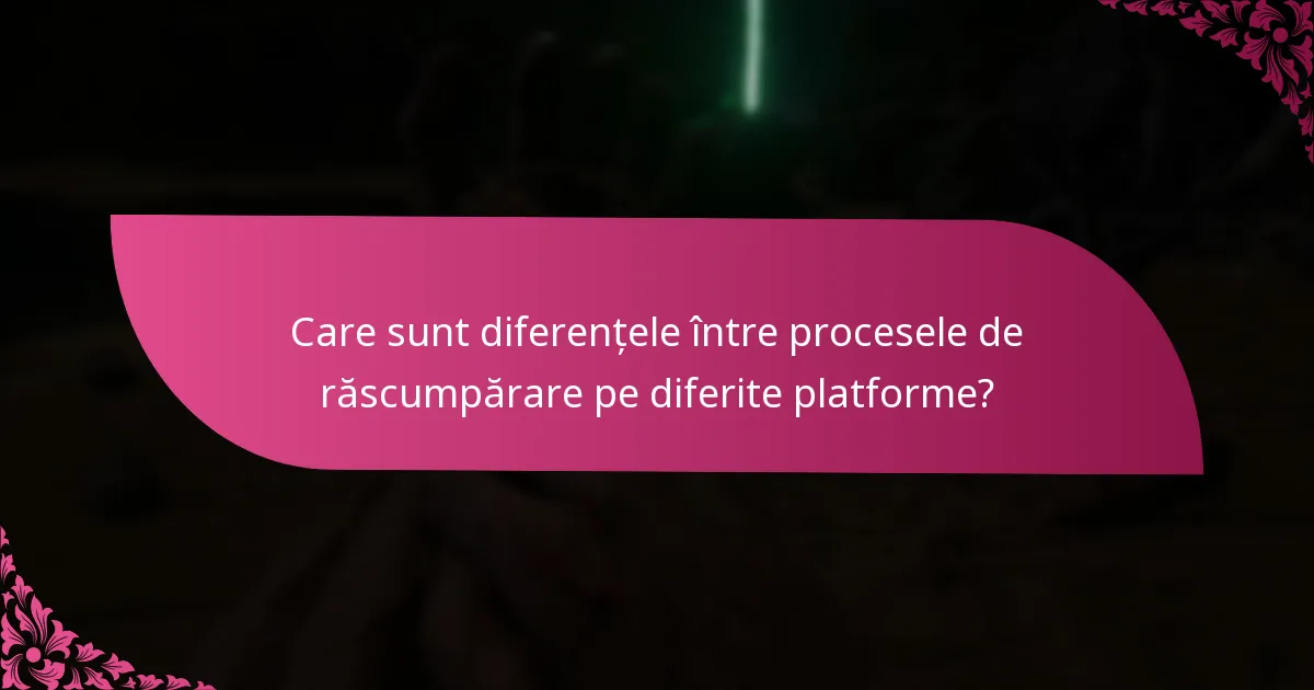 Unde pot găsi resurse de suport pentru problemele de răscumpărare?