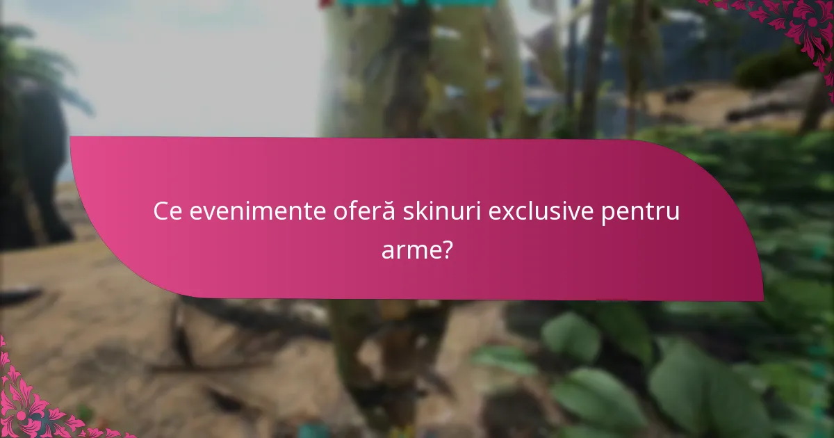 Care sunt cerințele de crafting pentru skinurile specifice de arme?