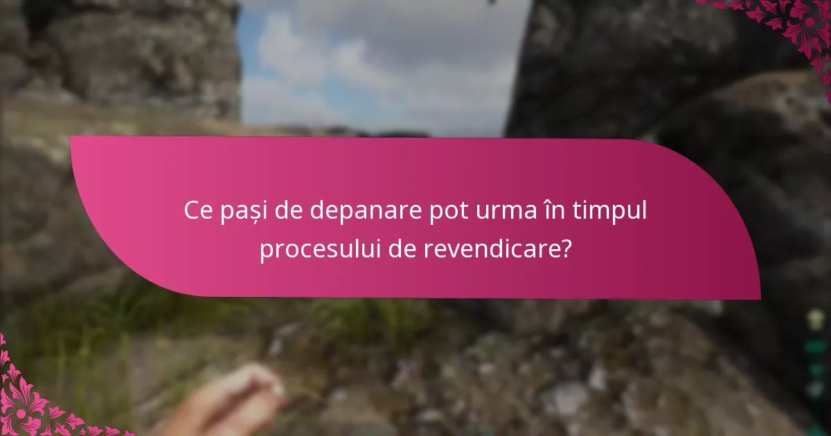 Care sunt riscurile potențiale în procesul de revendicare?