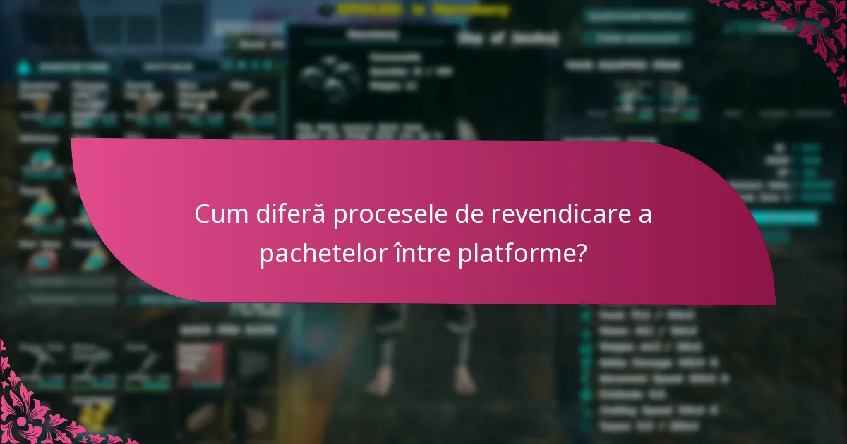Care sunt provocările comune în revendicarea conținutului pachetului?
