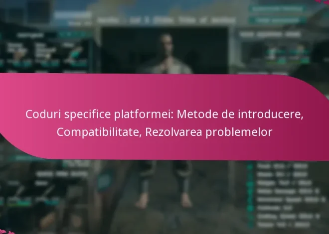 Coduri specifice platformei: Metode de introducere, Compatibilitate, Rezolvarea problemelor
