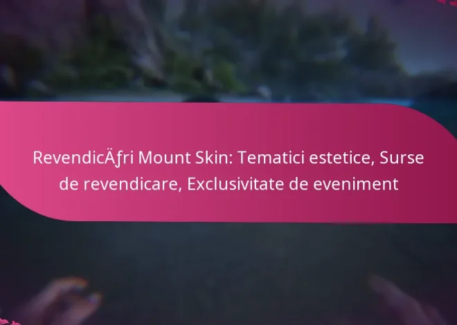 Revendicări Mount Skin: Tematici estetice, Surse de revendicare, Exclusivitate de eveniment