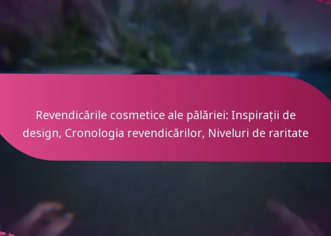 Revendicările cosmetice ale pălăriei: Inspirații de design, Cronologia revendicărilor, Niveluri de raritate
