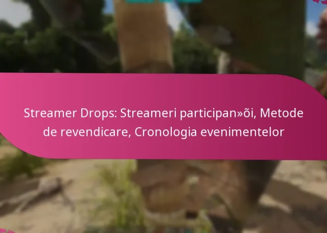 Streamer Drops: Streameri participanți, Metode de revendicare, Cronologia evenimentelor